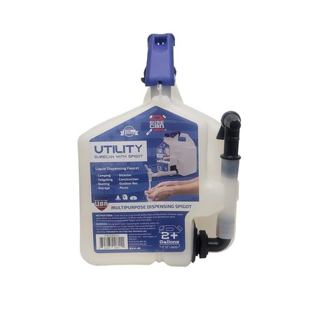 SURECAN 2+ Utility Can With Spigot SUR2SU1